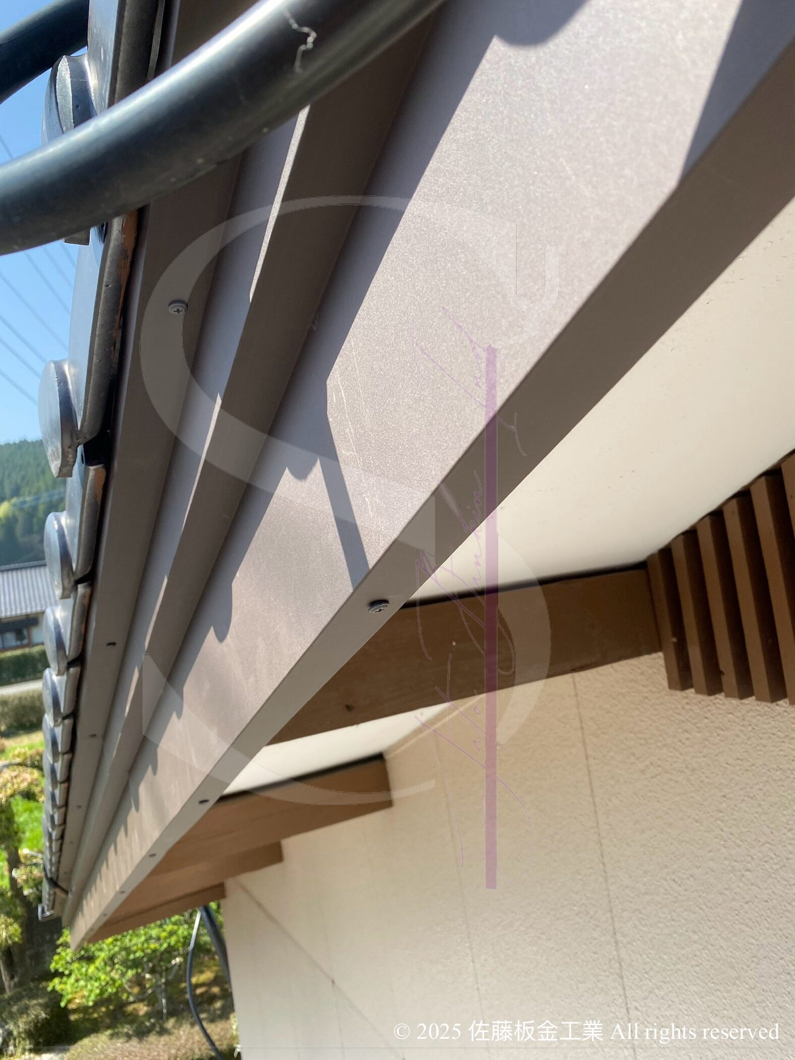破風板金巻き工事のafter写真 阿蘇市 佐藤板金工業